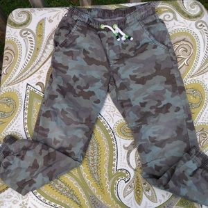 Cat & Jack Comfy Lined Boys camo Joggers